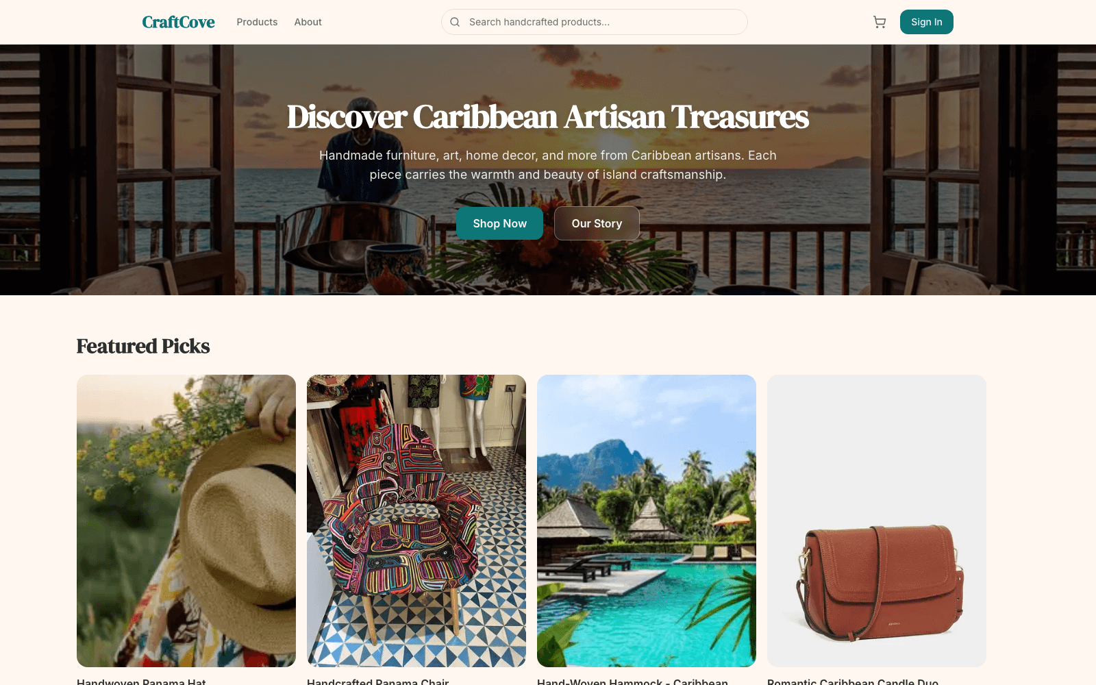 Caribbean Artisans project preview