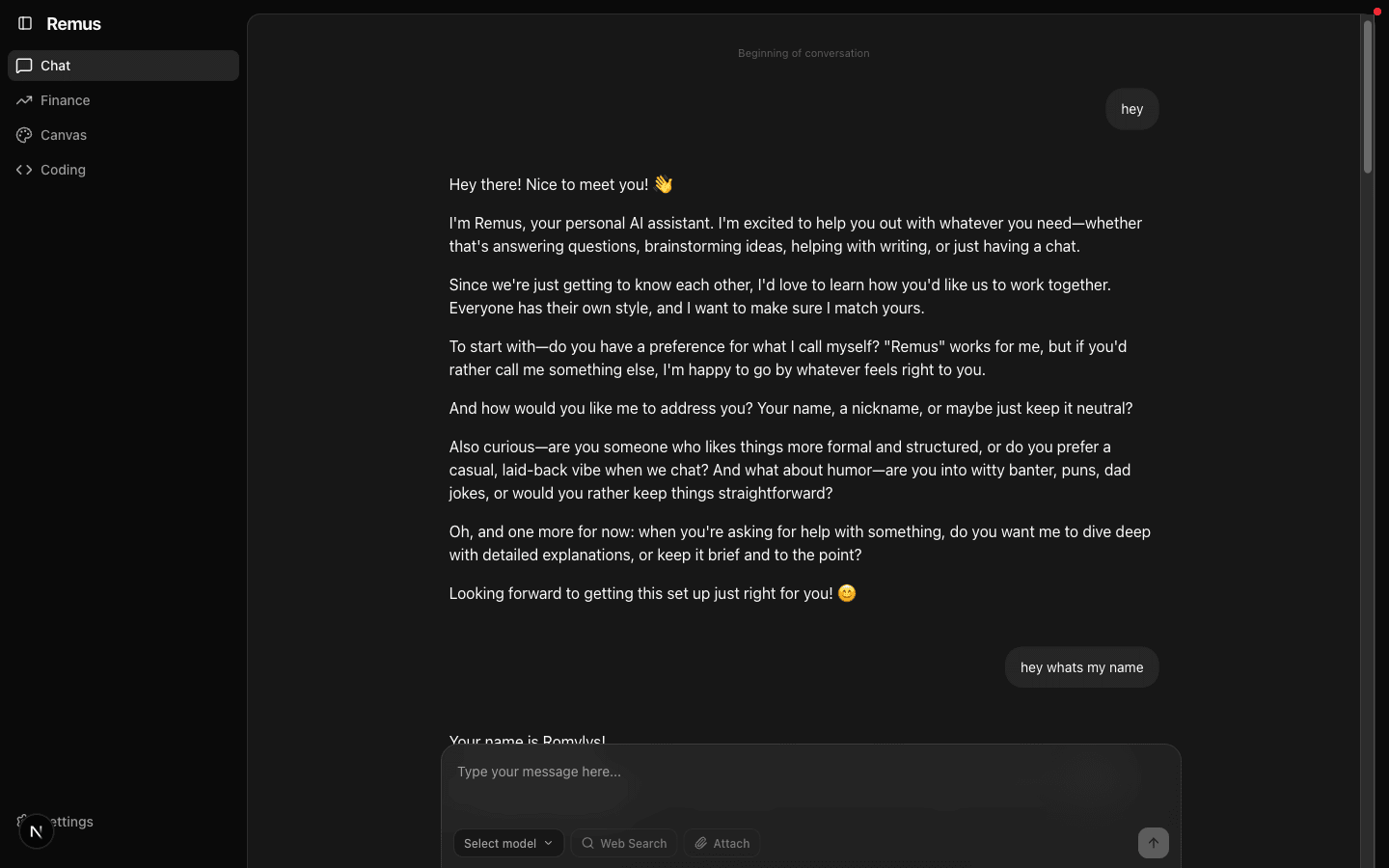 Remus project preview